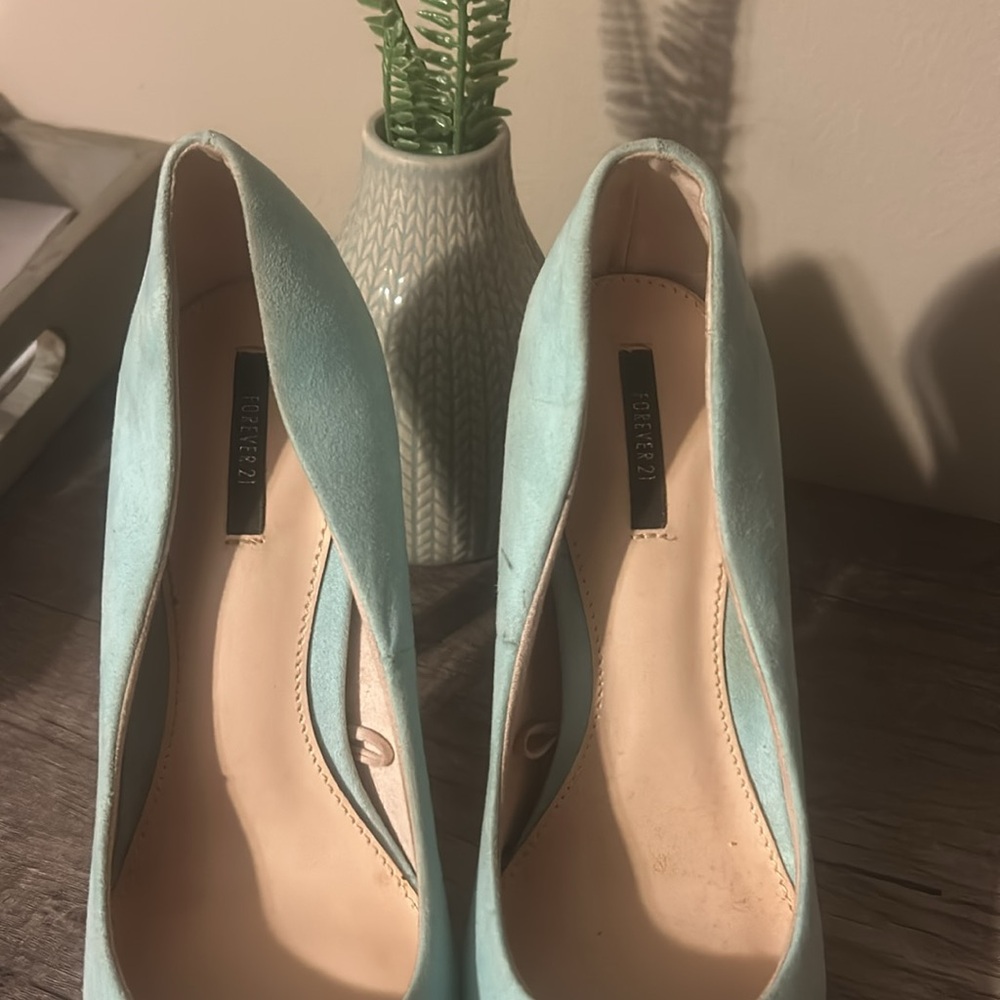 Blue forever 21 heels